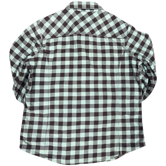 Women's CARHARTT Hamilton Stretch Flannel Button‎ Down Shirt #100714 | Size M - Picture 7 of 10